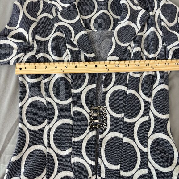 Joseph Ribkoff Womens 8 Front Blazer Jacket Casual - Picture 4 of 6